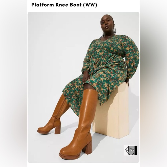 Torrid Platform Knee High Boot - Picture 1 of 8